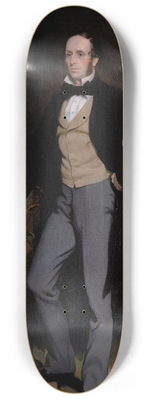 Sir Francis Grant - Portrait of John Naylor 8.25 inch art skate deck
