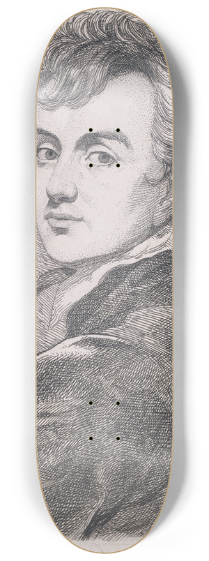 Sir George Hayter - Self-Portrait 8.25 inch art skate deck Sir George Hayter - Self-Portrait 8.25 inch art skate deck