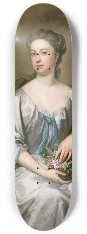 Sir Godfrey Kneller - Lady Henrietta Crofts, Duchess of Bolton 8.25 inch art skate deck