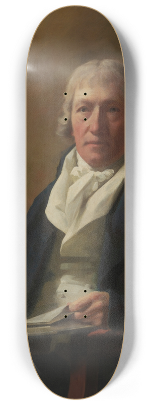 Sir Henry Raeburn - James Johnston of Straiton (died 1841) 8.25 inch art skate deck