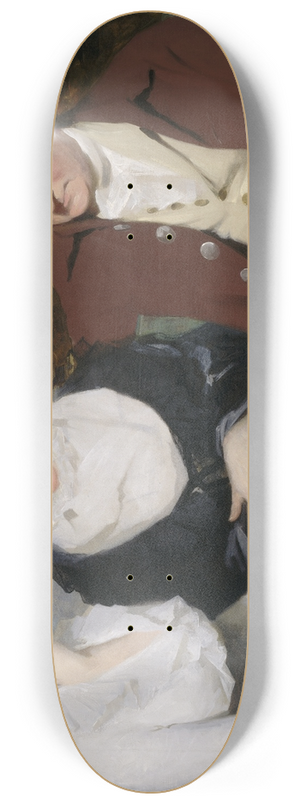 Sir Henry Raeburn - John Johnstone, Betty Johnstone and Miss Wedderburn 8.25 inch art skate deck