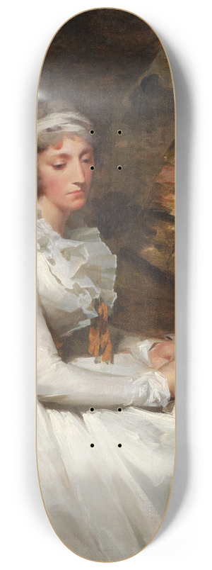 Sir Henry Raeburn - Mrs. Richard Alexander Oswald (Louisa Johnston) 8.25 inch art skate deck
