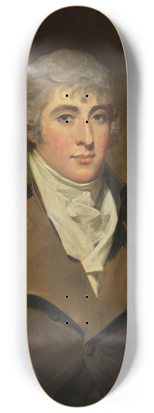 Sir Henry Raeburn - Portrait Of James Hepburn 8.25 inch art skate deck