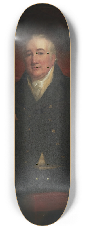 Sir Henry Raeburn - Portrait of Mr. William Ferguson of Raith 8.25 inch art skate deck Sir Henry Raeburn - Portrait of Mr. William Ferguson of Raith 8.25 inch art skate deck