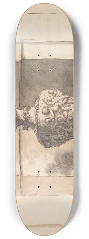 Sir James Thornhill - A Niche for Mr. Portmans House at Sherborne 8.25 inch art skate deck