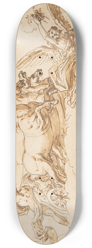 Sir James Thornhill - Chariot of Apollo 8.25 inch art skate deck Sir James Thornhill - Chariot of Apollo 8.25 inch art skate deck