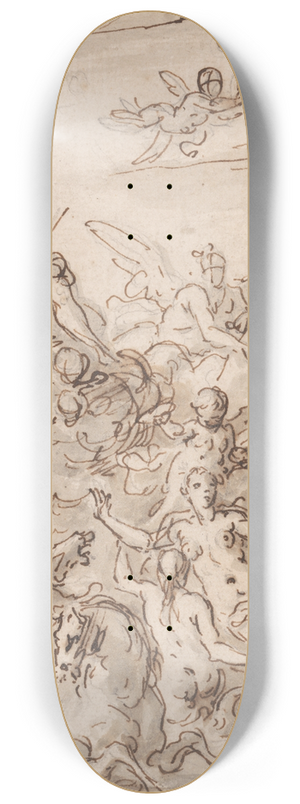 Sir James Thornhill - The Birth of Venus 8.25 inch art skate deck