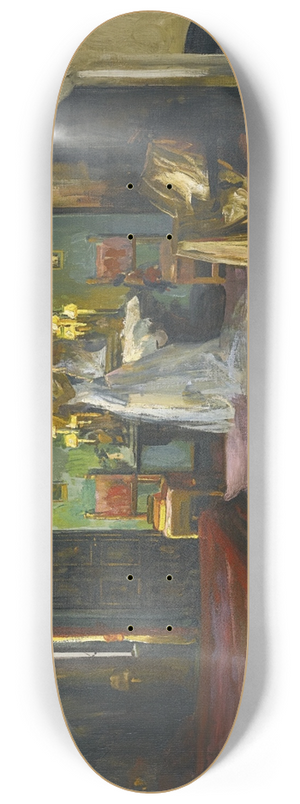 Sir John Lavery - Mrs Rosens Bedroom 8.25 inch art skate deck