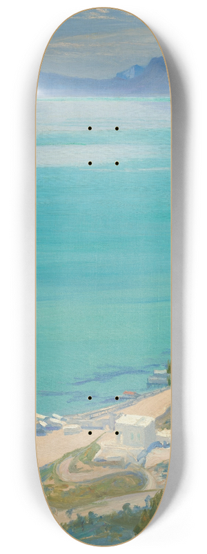 Sir John Lavery - The Bay of Tunis, Morning 8.25 inch art skate deck