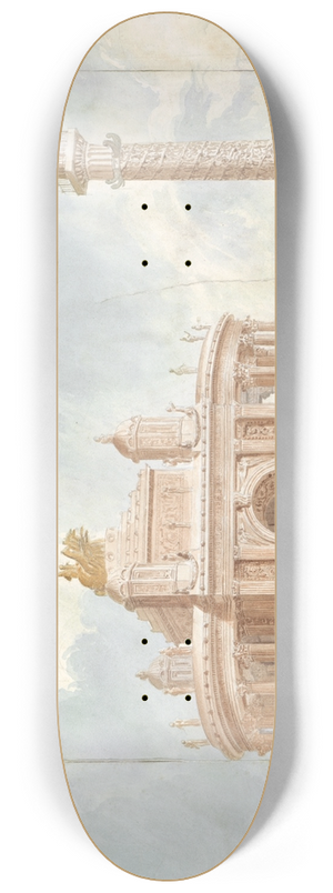 Sir John Soane - Design for Hyde Park and St. James Park Entrance 8.25 inch art skate deck