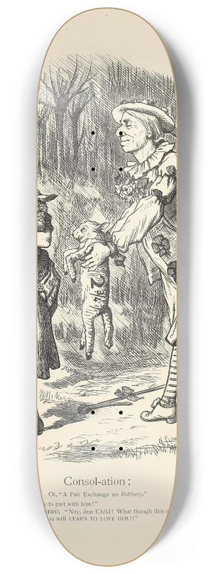 Sir John Tenniel - Consol-ation 8.25 inch art skate deck