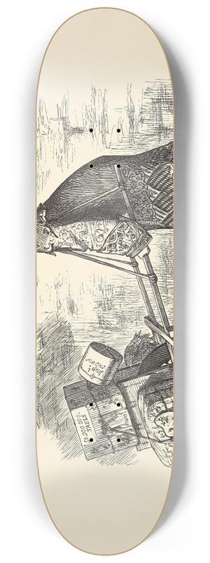 Sir John Tenniel - In the Movement 8.25 inch art skate deck