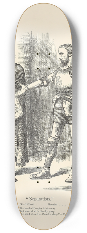 Sir John Tenniel - Separatists 8.25 inch art skate deck