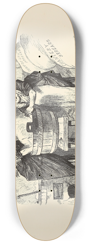 Sir John Tenniel - Short Anded 8.25 inch art skate deck