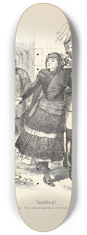 Sir John Tenniel - Snubbed 8.25 inch art skate deck