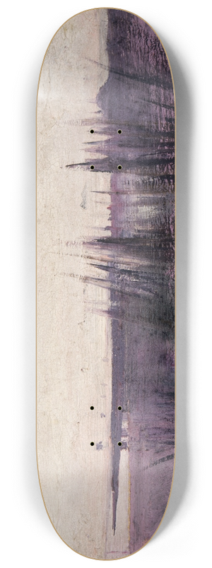 Abbott Handerson Thayer - The Sky Simulated By White Flamingoes Study For Book, Concealing Coloration In The Animal Kingdom 8.25 inch art skate deck