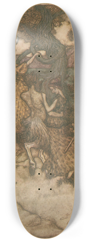 Arthur Rackham - If Orpheus first produced the waltz 8.25 inch art skate deck