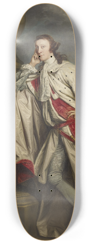 Sir Joshua Reynolds - James, 7th Earl of Lauderdale 8.25 inch art skate deck