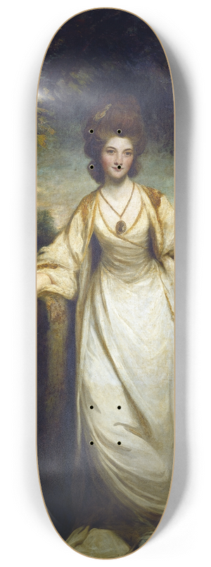 Sir Joshua Reynolds - Lady Elizabeth Compton 8.25 inch art skate deck