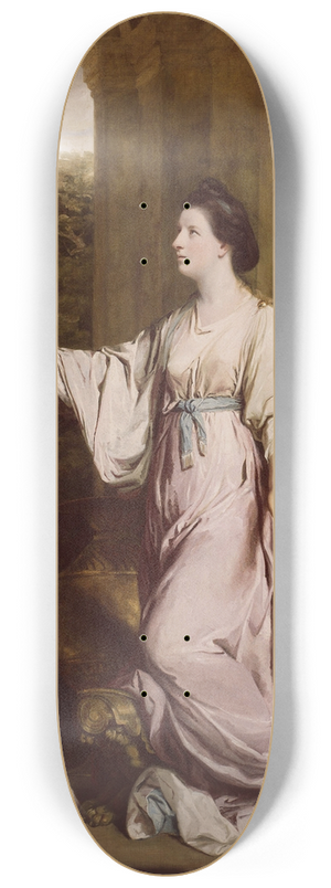 Sir Joshua Reynolds - Lady Sarah Bunbury Sacrificing to the Graces 8.25 inch art skate deck