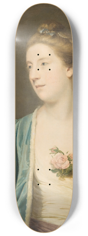 Sir Joshua Reynolds - Mrs. Chalmers 8.25 inch art skate deck