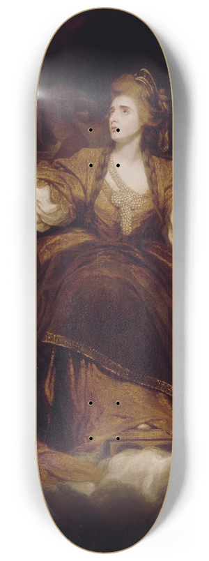 Sir Joshua Reynolds - Mrs Siddons as the Tragic Muse 8.25 inch art skate deck