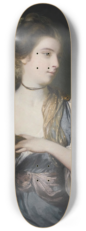 Sir Joshua Reynolds - Nancy Reynolds With Doves 8.25 inch art skate deck