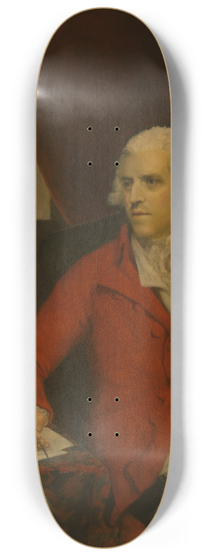 Sir Joshua Reynolds - Sir Thomas Rumbold, Bt. 8.25 inch art skate deck