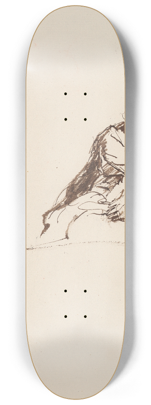 Sir Joshua Reynolds - Woman and Infant 8.25 inch art skate deck