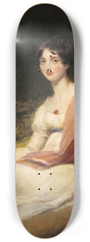 Sir Thomas Lawrence - Caroline Matilda Sotheron 8.25 inch art skate deck