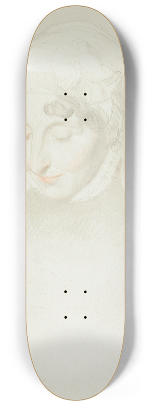 Sir Thomas Lawrence - Portrait of a Lady 8.25 inch art skate deck Sir Thomas Lawrence - Portrait of a Lady 8.25 inch art skate deck