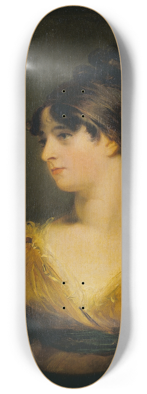 Sir Thomas Lawrence - Portrait of a Lady 8.25 inch art skate deck