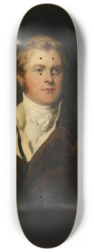 Sir Thomas Lawrence - Portrait of Frederick John Robinson, First Earl of Ripon 8.25 inch art skate deck