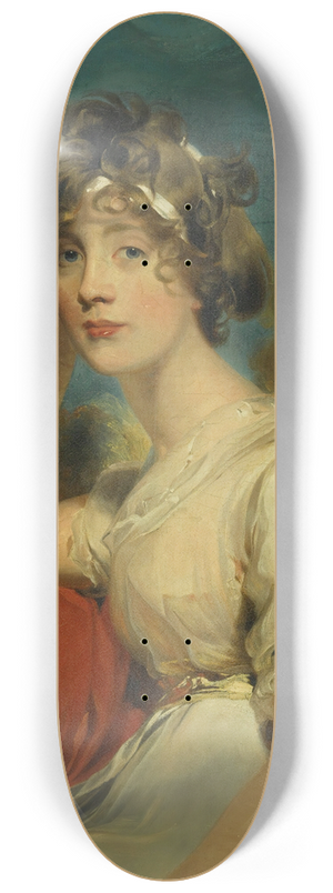 Sir Thomas Lawrence - Portrait Of Lady Jane Long 8.25 inch art skate deck