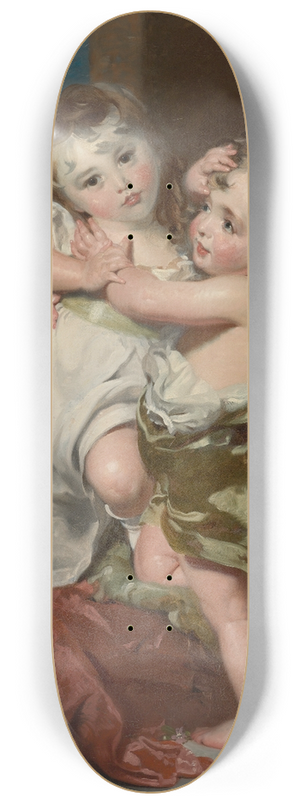 Sir Thomas Lawrence - The proffered kiss 8.25 inch art skate deck