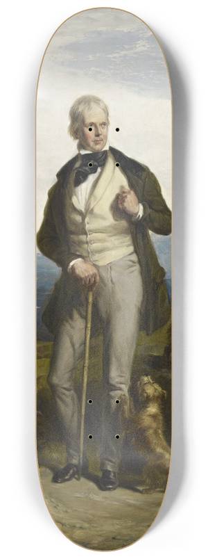 Sir William Allan - Sir Walter Scott, 1771 1832. Novelist and poet 8.25 inch art skate deck Sir William Allan - Sir Walter Scott, 1771 1832. Novelist and poet 8.25 inch art skate deck