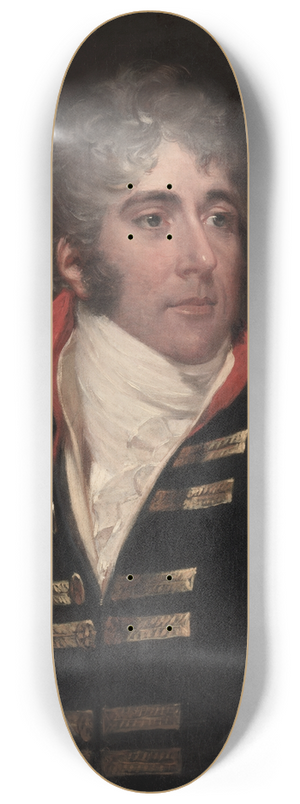 Sir William Beechey - Portrait of a Man 8.25 inch art skate deck