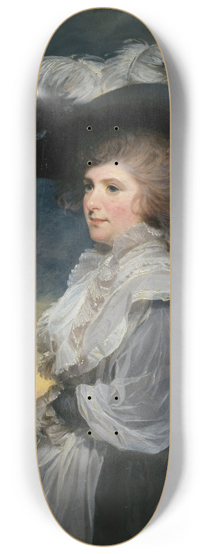 Sir William Beechey - Portrait of Mary Constance 8.25 inch art skate deck Sir William Beechey - Portrait of Mary Constance 8.25 inch art skate deck