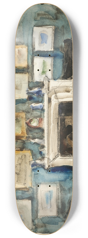 Sir William Eden - Study 8.25 inch art skate deck