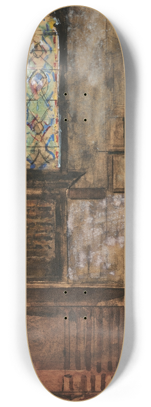 Sir William Eden - Study 8.25 inch art skate deck