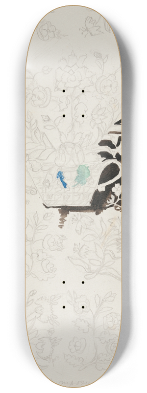 Sofija Paraszczuk - Przerys wzoru z kilimu ukraiskiego 8.25 inch art skate deck