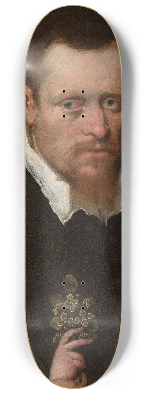 Sofonisba Anguissola - Portrait of a man with his daughter 8.25 inch art skate deck Sofonisba Anguissola - Portrait of a man with his daughter 8.25 inch art skate deck