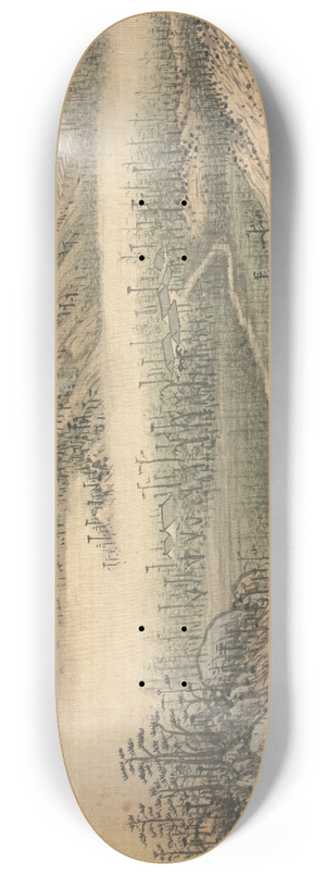 Song Xu - Mt. Biyan (Green Cliff) 8.25 inch art skate deck