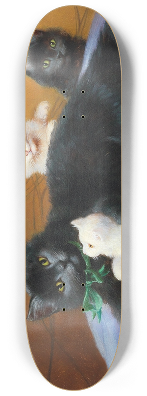 Sophie Sperlich - Cat Family 8.25 inch art skate deck
