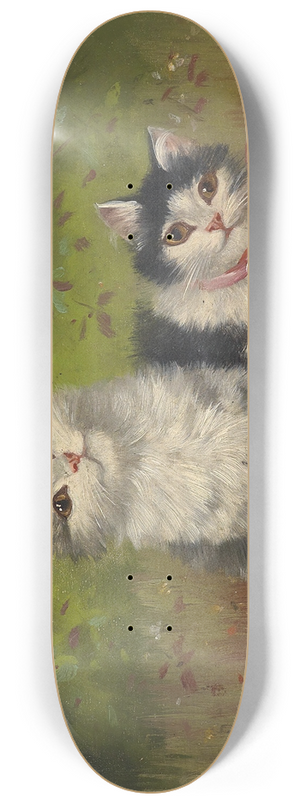 Sophie Sperlich - Two kittens 8.25 inch art skate deck
