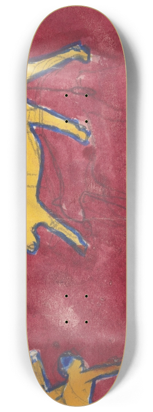 Spencer Frederick Gore - Cave of the Golden Calf; Study for Mural of Calf and Worshipping Figures 8.25 inch art skate deck Spencer Frederick Gore - Cave of the Golden Calf; Study for Mural of Calf and Worshipping Figures 8.25 inch art skate deck