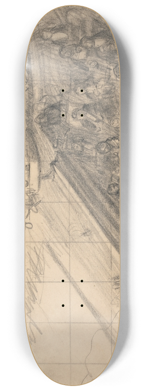 Spencer Frederick Gore - The Alhambra Theatre, On the Sands 8.25 inch art skate deck Spencer Frederick Gore - The Alhambra Theatre, On the Sands 8.25 inch art skate deck