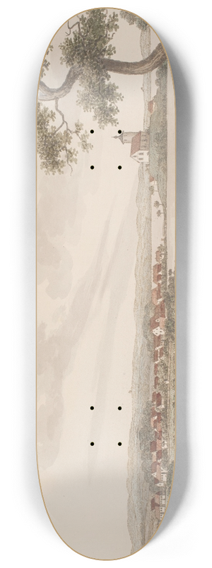 Sren L. Lange - Skanderborg 8.25 inch art skate deck Sren L. Lange - Skanderborg 8.25 inch art skate deck