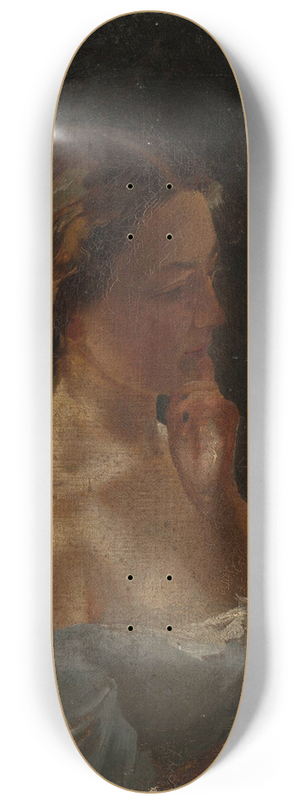 Stanisaw Chlebowski - Study of a young woman 8.25 inch art skate deck