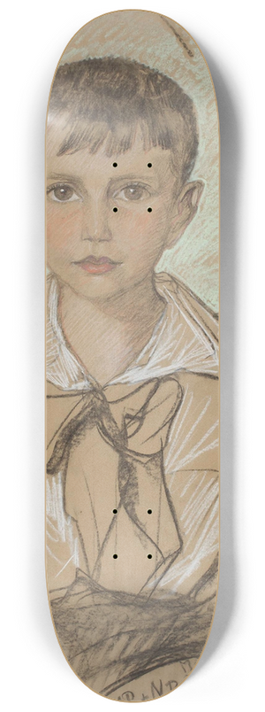 Stanisaw Ignacy Witkiewicz - Portrait of Karol Krystall 8.25 inch art skate deck